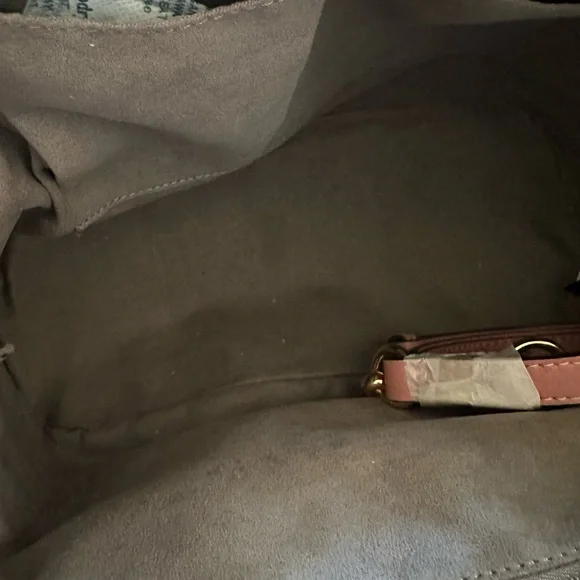 Vince Camuto Kime Tea Rose Leopard Print Handbag Calf Hair - Picture 13 of 16